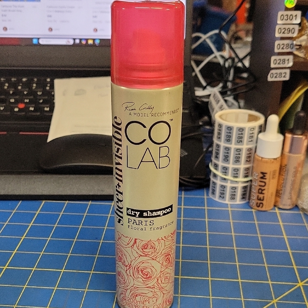 Colab Dry Shampoo Paris Floral Fragrance - Paris Floral Fragrance 200ml New Can